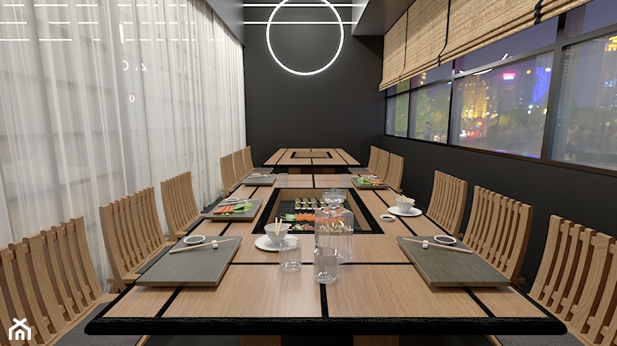 Restauracja sushi - Wnętrza publiczne - zdjęcie od Kliminowska Design