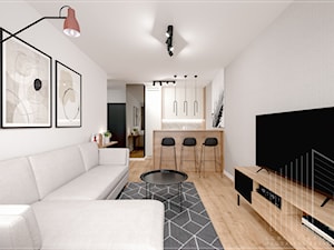 Apartement - Salon - zdjęcie od Architektura wnętrz Magdalena Preneta - Bąk