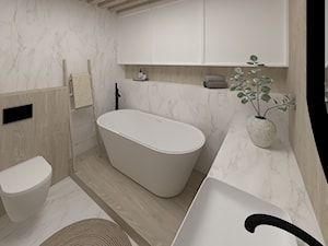 Łazienka z wanną - zdjęcie od Projekty wnętrz PITWOR