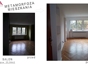 Metamorfoza mieszkania na wynajem - Salon, styl minimalistyczny - zdjęcie od NOVARCHI DESIGN