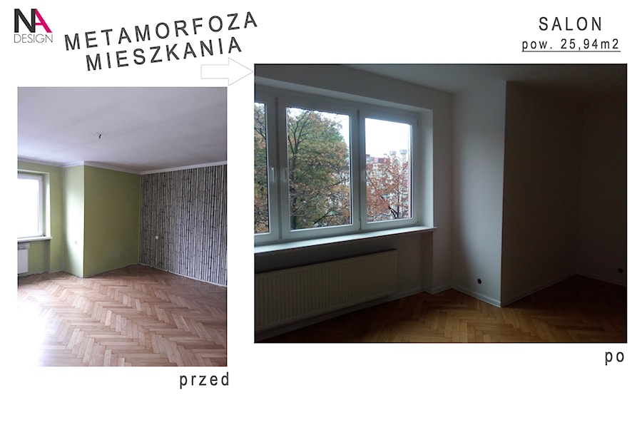 Metamorfoza mieszkania na wynajem - Salon, styl minimalistyczny - zdjęcie od NOVARCHI DESIGN