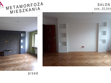 Aranżacje wnętrz - Salon: Metamorfoza mieszkania na wynajem - Salon, styl minimalistyczny - NOVARCHI DESIGN. Przeglądaj, dodawaj i zapisuj najlepsze zdjęcia, pomysły i inspiracje designerskie. W bazie mamy już prawie milion fotografii!