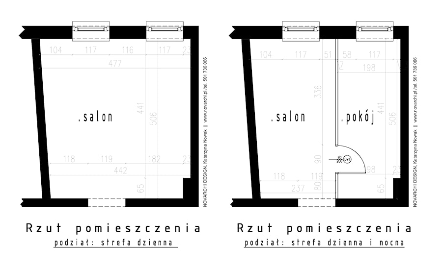 Szybka metamorfoza kawalerki - zdjęcie od NOVARCHI DESIGN