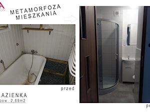 Metamorfoza mieszkania na wynajem - Łazienka, styl minimalistyczny - zdjęcie od NOVARCHI DESIGN