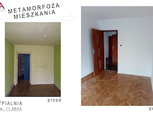 Metamorfoza mieszkania na wynajem - Sypialnia, styl minimalistyczny - zdjęcie od NOVARCHI DESIGN