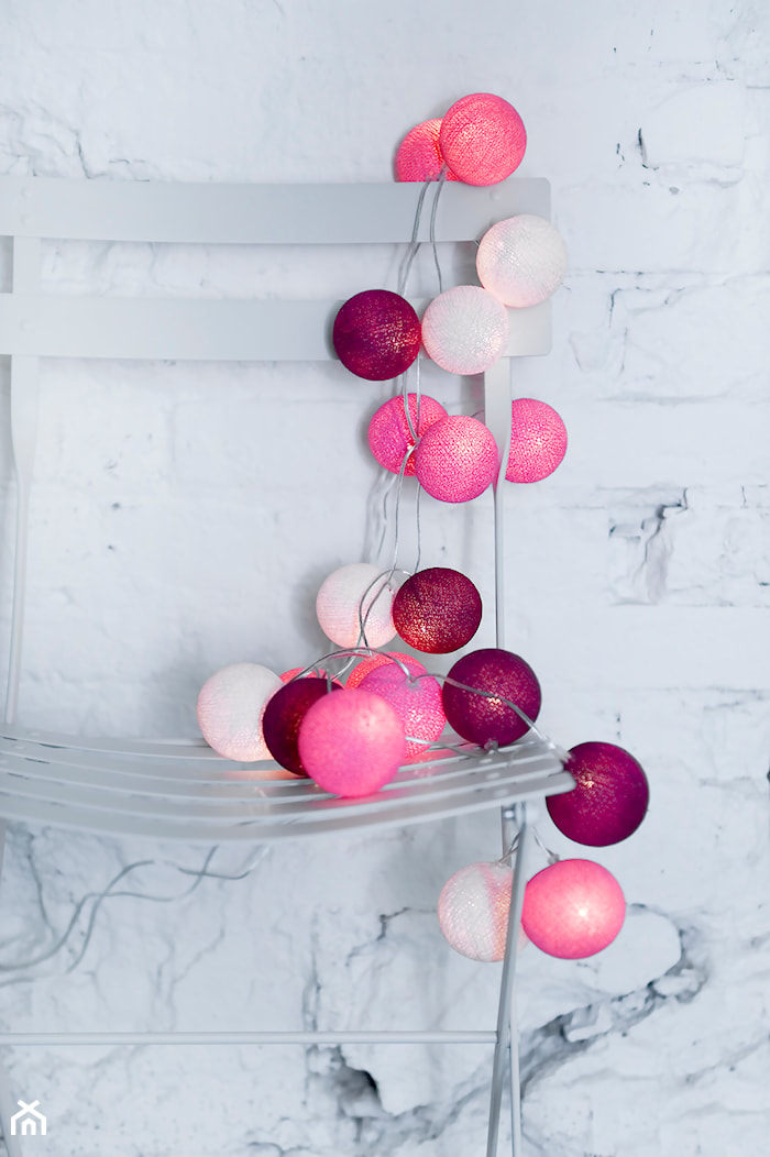 Cotton Ball Lights SWEET PINK - zdjęcie od mantecodesign.pl - Homebook