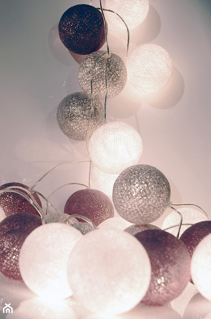 Cotton Ball Lights PALE SILVER - zdjęcie od mantecodesign.pl - Homebook