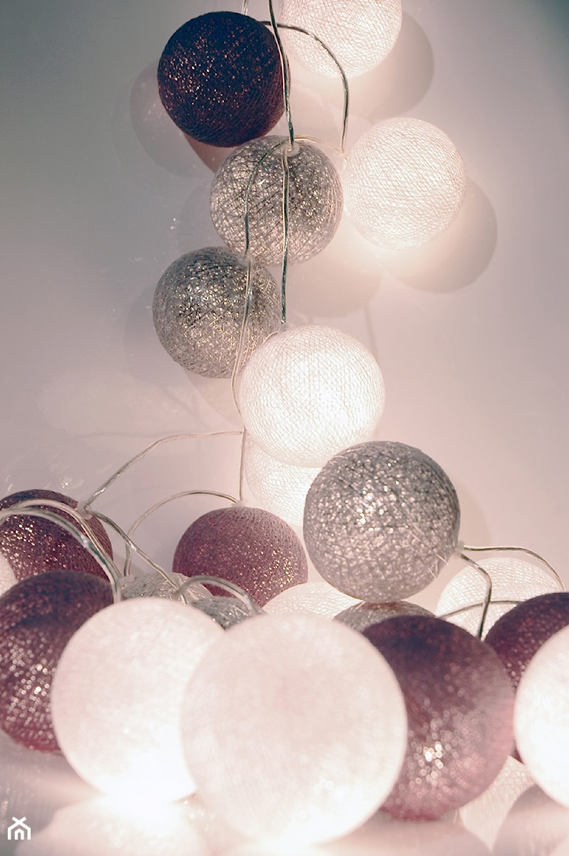 Cotton Ball Lights PALE SILVER - zdjęcie od mantecodesign.pl