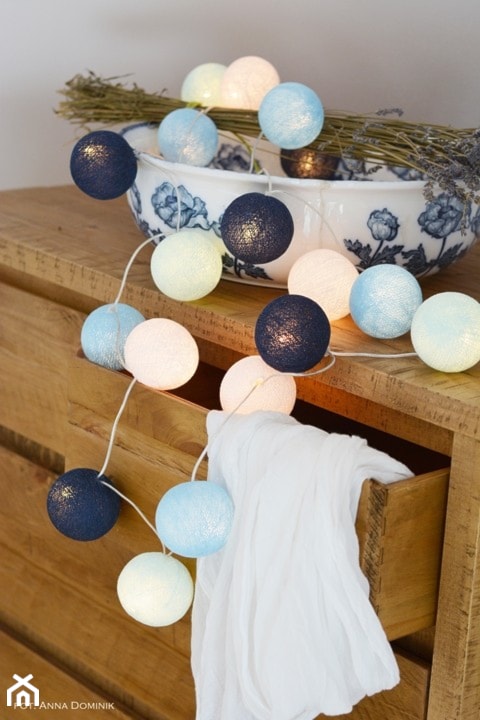 Cotton Ball Lights BIG BLUE - zdjęcie od mantecodesign.pl - Homebook
