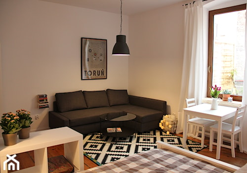Apartament typu studio - Salon, styl skandynawski - zdjęcie od MOMA HOME