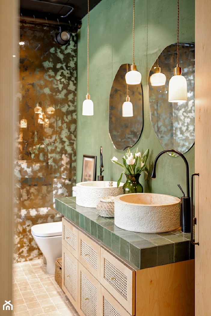 Wnętrze łazienki w stylu boho - zdjęcie od kreatywnaaranzacja - Homebook