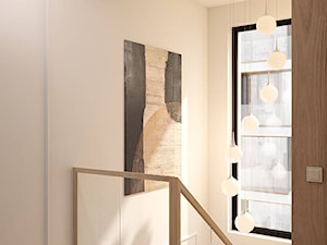 Projekt wnętrz segmentu w Falenicy - Schody, styl minimalistyczny - zdjęcie od Studio Linea