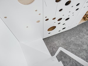 Apartament w Krakowie - Mały biały pokój dziecka dla dziecka dla chłopca dla dziewczynki, styl nowoczesny - zdjęcie od MUS ARCHITECTS
