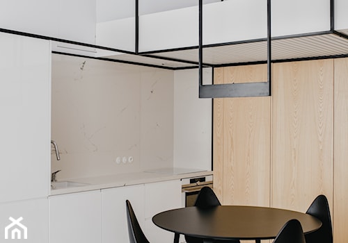 Apartament w Krakowie - Średnia jadalnia w kuchni, styl minimalistyczny - zdjęcie od MUS ARCHITECTS