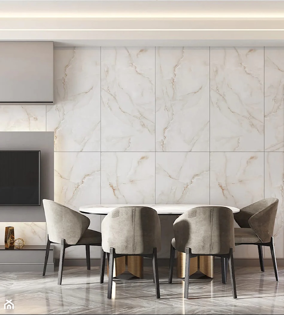 Gres Marble Anty Onyx w jadalni - zdjęcie od Tiles.com.pl - Homebook