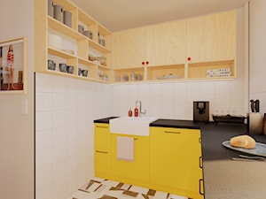 Żółta, energetyczna kuchnia. - zdjęcie od KORU
