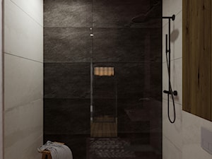 Duża łazienka z prysznicem walk in - zdjęcie od KORU