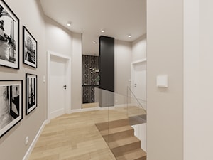 PROJEKT DOMU 148M² W STYLU NOWOCZESNYM - Hol / przedpokój, styl minimalistyczny - zdjęcie od BETTER HOME INTERIOR DESIGN
