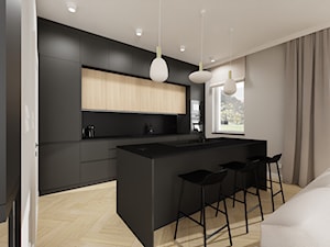 PROJEKT DOMU 148M² W STYLU NOWOCZESNYM - Kuchnia, styl minimalistyczny - zdjęcie od BETTER HOME INTERIOR DESIGN