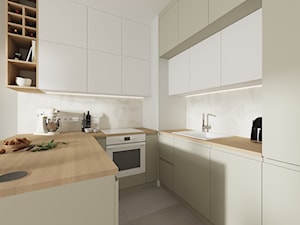 PROJEKT MIESZKANIA 40M² W STYLU NOWOCZESNYM - Kuchnia, styl nowoczesny - zdjęcie od BETTER HOME INTERIOR DESIGN