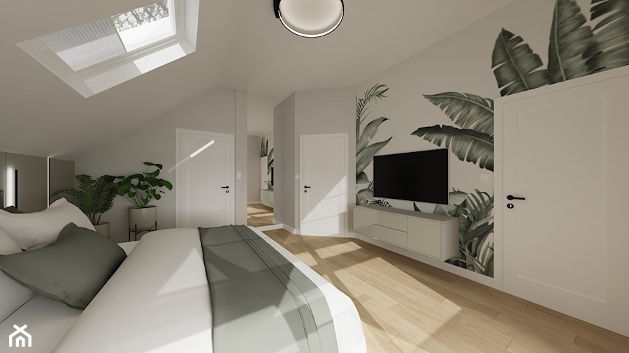 PROJEKT DOMU 148M² W STYLU NOWOCZESNYM - Sypialnia, styl minimalistyczny - zdjęcie od BETTER HOME INTERIOR DESIGN