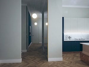 PROJEKT MIESZKANIA 140M² W STYLU EKLEKTYCZNYM - Hol / przedpokój, styl nowoczesny - zdjęcie od BETTER HOME INTERIOR DESIGN