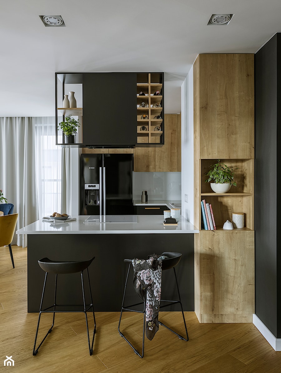 PROJEKT MIESZKANIA 78M² W STYLU NOWOCZESNYM - Kuchnia, styl nowoczesny - zdjęcie od BETTER HOME INTERIOR DESIGN