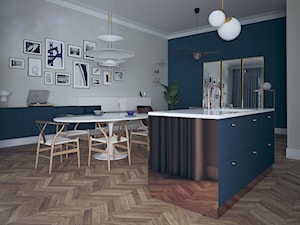 PROJEKT MIESZKANIA 140M² W STYLU EKLEKTYCZNYM - Salon, styl nowoczesny - zdjęcie od BETTER HOME INTERIOR DESIGN