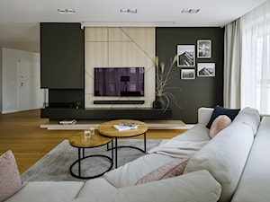 PROJEKT MIESZKANIA 78M² W STYLU NOWOCZESNYM - Salon, styl nowoczesny - zdjęcie od BETTER HOME INTERIOR DESIGN