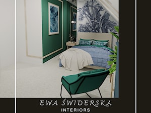 MIESZKANIE KOŃSKIE - Sypialnia, styl nowoczesny - zdjęcie od Ewa Świderska INTERIORS