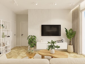 Mieszkanie 67m2 w Zielonej Górze - Salon, styl minimalistyczny - zdjęcie od GAŁECKA DESIGN