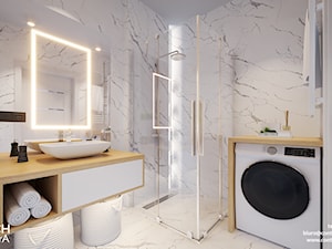 Marmurowa łazienka - zdjęcie od CONTECH Architektura
