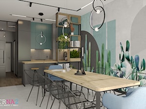 Mieszkanie biuro (opcja 2) - zdjęcie od Studio Metr Na 2 - Projektowanie Wnętrz i Mebli