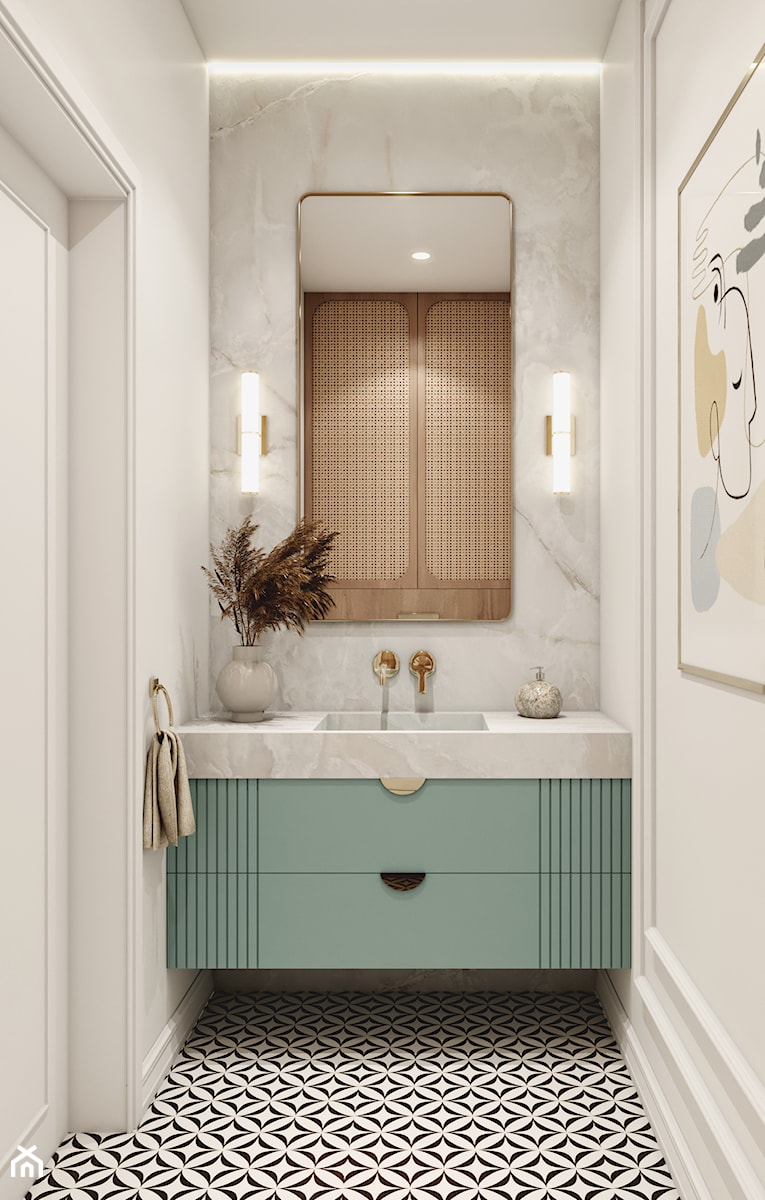 Łazienka nowoczesna, elegancka - zdjęcie od Doma Projektowanie Wnętrz