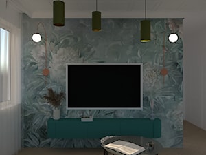 Projekt mieszkania 70m2 - Salon, styl vintage - zdjęcie od Kolorowy projekt Katarzyny - projektowanie wnętrz