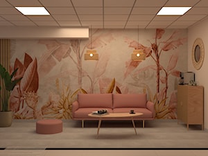 Poczekalnia w centrum logopedycznym - zdjęcie od Kolorowy projekt Katarzyny - projektowanie wnętrz