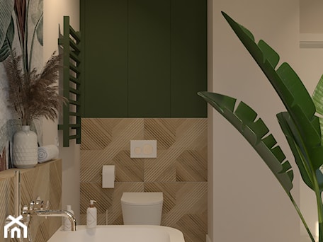 Aranżacje wnętrz - Łazienka: Zielona łazienka na poddaszu - Kolorowy projekt Katarzyny - projektowanie wnętrz . Przeglądaj, dodawaj i zapisuj najlepsze zdjęcia, pomysły i inspiracje designerskie. W bazie mamy już prawie milion fotografii!