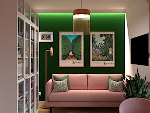 Gabinet w mieszkaniu - zdjęcie od Kolorowy projekt Katarzyny - projektowanie wnętrz