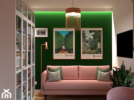 Aranżacje wnętrz - Biuro: Gabinet w mieszkaniu - Kolorowy projekt Katarzyny - projektowanie wnętrz . Przeglądaj, dodawaj i zapisuj najlepsze zdjęcia, pomysły i inspiracje designerskie. W bazie mamy już prawie milion fotografii!