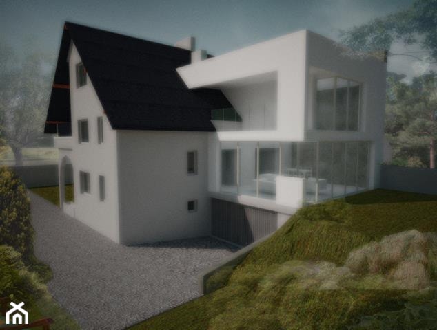 Rozbudowa domu prywatnego/JAWORZNO - Domy, styl minimalistyczny - zdjęcie od SASS+PARTNERS