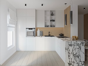 Projekt mieszkania trzypokojowego - Kuchnia - zdjęcie od Yoku Interior