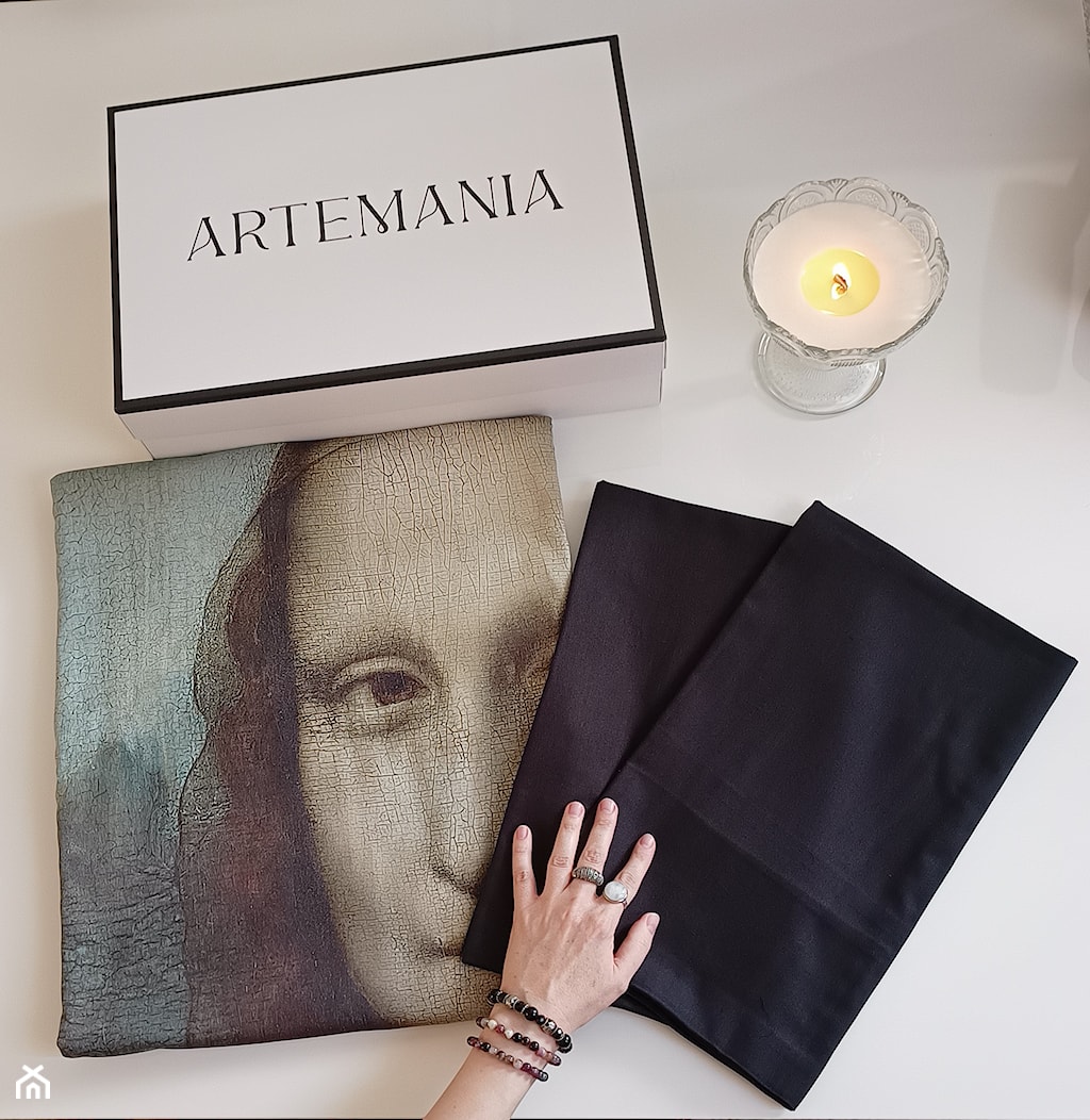 Artystyczna pościel z renesansowym obrazem "Mona Lisa" - zdjęcie od Artemania - artystyczne tapety i pościel - Homebook