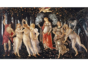 Tapeta na wymiar z renesansowym obrazem "Primavera" Sandro Botticellego - zdjęcie od Artemania - artystyczne tapety i pościel