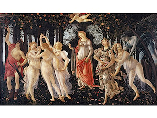 Tapeta na wymiar z renesansowym obrazem "Primavera" Sandro Botticellego