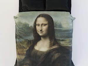 Pościel z obrazem Leonarda da Vinci "Mona Lisa" - bawełna satynowa premium