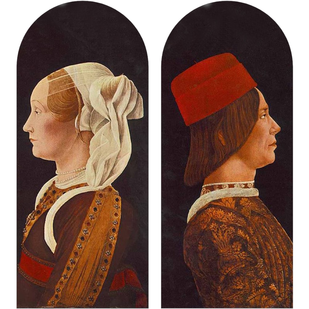 Samoprzylepne tapety portale z renesansowymi portretami - zdjęcie od Artemania - artystyczne tapety i pościel - Homebook