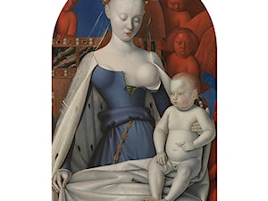 Tapeta portal ze średniowiecznym obrazem Madonny z dzieciątkiem - zdjęcie od Artemania - artystyczne tapety i pościel