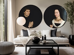 Tapety dekoracyjne - renesansowe portrety modlącej się pary