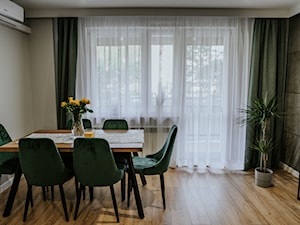 Stół jadalniany w mieszkaniu - zdjęcie od NSDESIGN.PL