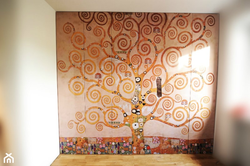 Szafa z obrazem Klimt Drzewo Życia Pocałunek - zdjęcie od Szafawawa - Homebook